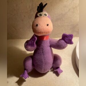 Vintage 1988 Flinstones Purple Dino Collectors Hanna Barbera